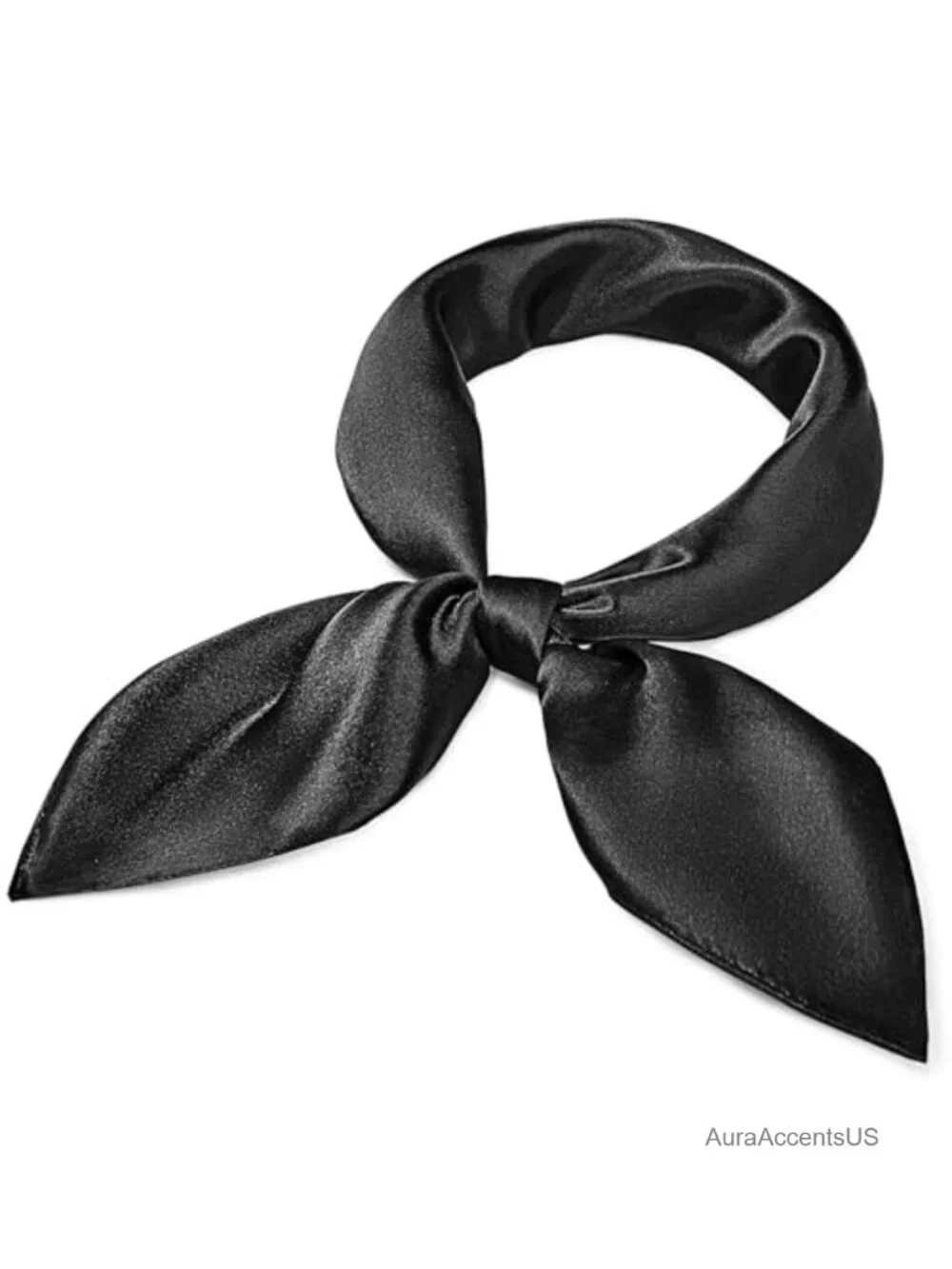 Silk Feeling Scarf Square Wrap Neck Scarf Lightweight Bandana